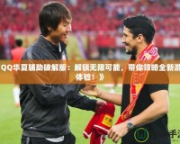 《QQ華夏輔助破解版：解鎖無限可能，帶你領(lǐng)略全新游戲體驗(yàn)！》