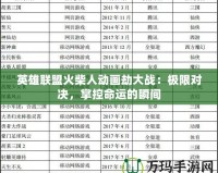 英雄聯(lián)盟火柴人動(dòng)畫(huà)劫大戰(zhàn)：極限對(duì)決，掌控命運(yùn)的瞬間