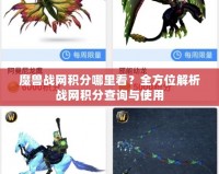 魔獸戰(zhàn)網(wǎng)積分哪里看？全方位解析戰(zhàn)網(wǎng)積分查詢與使用