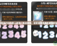 冒險(xiǎn)島PKB白雪人獎(jiǎng)勵(lì)：挑戰(zhàn)極限，收獲豐厚獎(jiǎng)勵(lì)的最佳時(shí)刻！