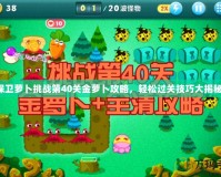 保衛(wèi)蘿卜挑戰(zhàn)第40關(guān)金蘿卜攻略，輕松過關(guān)技巧大揭秘！