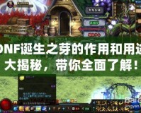 DNF誕生之芽的作用和用途大揭秘，帶你全面了解！