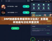 DNF加速器免費版支持漢化嗎？全面解析加速與漢化雙重優(yōu)勢