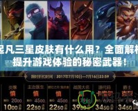 起凡三星皮膚有什么用？全面解析提升游戲體驗(yàn)的秘密武器！