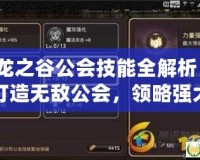 龍之谷公會(huì)技能全解析：打造無(wú)敵公會(huì)，領(lǐng)略強(qiáng)大力量