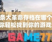 刺客信條大革命存檔在哪個文件夾？讓你輕松找到你的游戲進度！