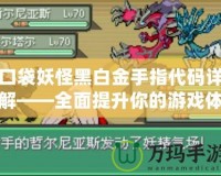 口袋妖怪黑白金手指代碼詳解——全面提升你的游戲體驗(yàn)