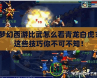 夢(mèng)幻西游比武怎么看青龍白虎？這些技巧你不可不知！
