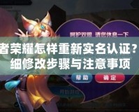 王者榮耀怎樣重新實名認證？詳細修改步驟與注意事項