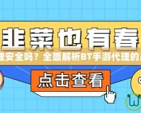 BT手游代理安全嗎？全面解析BT手游代理的風(fēng)險(xiǎn)與防范