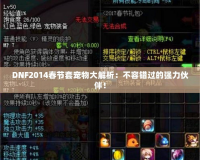 DNF2014春節(jié)套寵物大解析：不容錯過的強力伙伴！