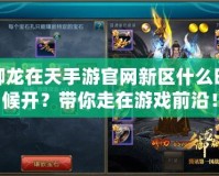 御龍?jiān)谔焓钟喂倬W(wǎng)新區(qū)什么時(shí)候開(kāi)？帶你走在游戲前沿！