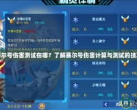 賽爾號傷害測試在哪？了解賽爾號傷害計算與測試的技巧