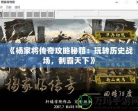 《楊家將傳奇攻略秘籍：玩轉(zhuǎn)歷史戰(zhàn)場(chǎng)，制霸天下》