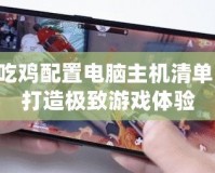 吃雞配置電腦主機清單，打造極致游戲體驗