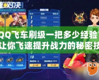 QQ飛車(chē)刷級(jí)一把多少經(jīng)驗(yàn)？讓你飛速提升戰(zhàn)力的秘密技巧！