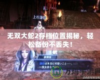無(wú)雙大蛇2存檔位置揭秘，輕松備份不丟失！