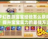 夢(mèng)幻西游寶寶經(jīng)驗(yàn)怎么獲得？提升寶寶實(shí)力的最佳方法解析！