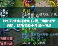 夢幻九轉金丹吃到17修，助你逆天突破，修煉之路不再遙不可及