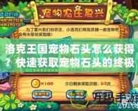 洛克王國寵物石頭怎么獲得？快速獲取寵物石頭的終極攻略！