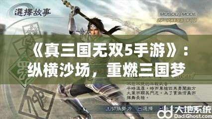 《真三國無雙5手游》：縱橫沙場，重燃三國夢