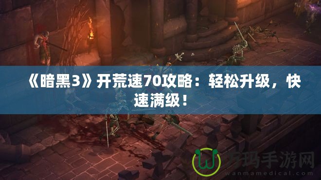 《暗黑3》開荒速70攻略：輕松升級，快速滿級！