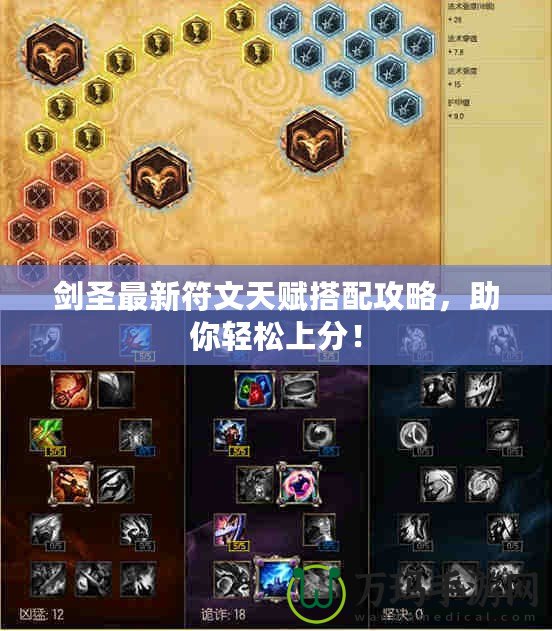劍圣最新符文天賦搭配攻略，助你輕松上分！