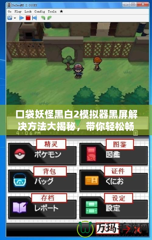 口袋妖怪黑白2模擬器黑屏解決方法大揭秘，帶你輕松暢玩游戲！