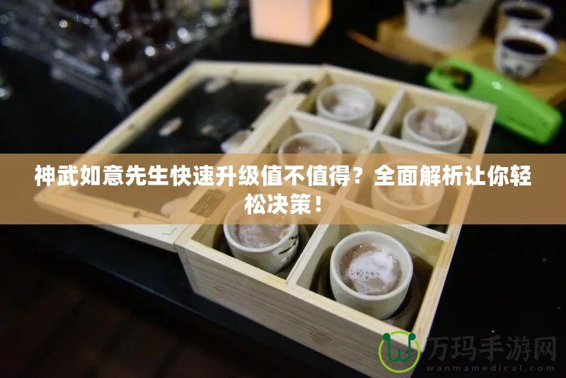 神武如意先生快速升級值不值得？全面解析讓你輕松決策！