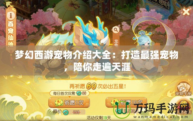 夢幻西游寵物介紹大全：打造最強(qiáng)寵物，陪你走遍天涯