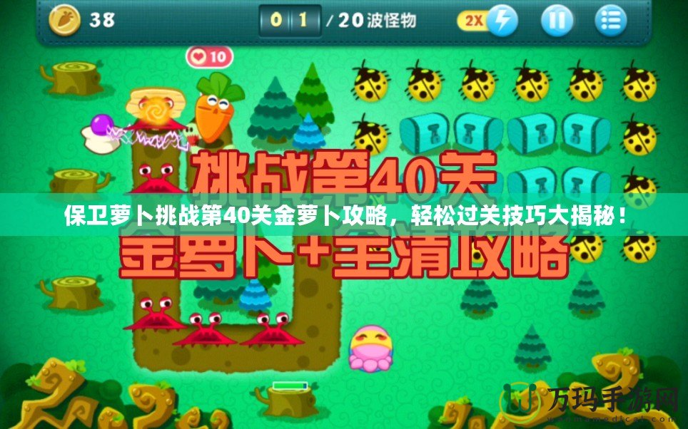 保衛(wèi)蘿卜挑戰(zhàn)第40關金蘿卜攻略，輕松過關技巧大揭秘！
