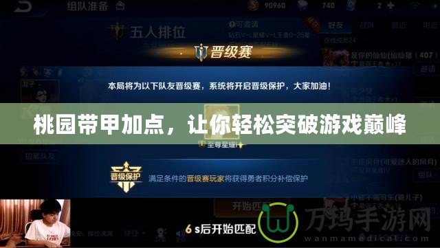 桃園帶甲加點(diǎn)，讓你輕松突破游戲巔峰