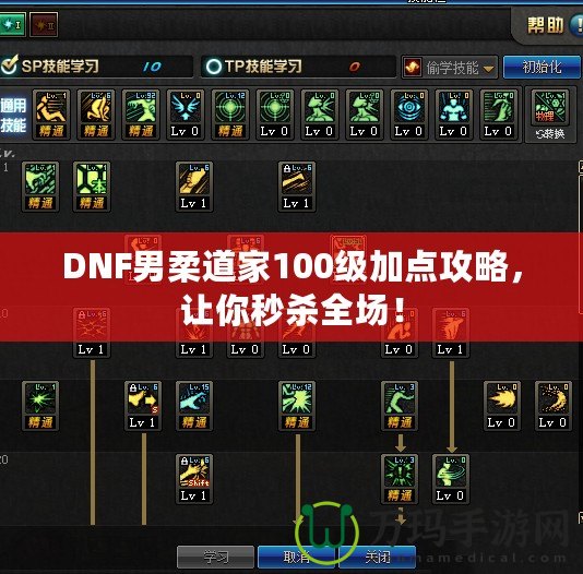 DNF男柔道家100級加點(diǎn)攻略，讓你秒殺全場！