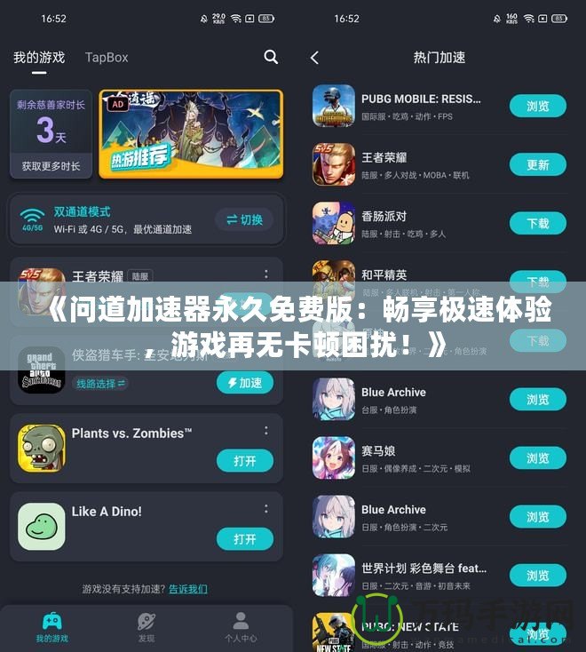 《問道加速器永久免費版：暢享極速體驗，游戲再無卡頓困擾！》