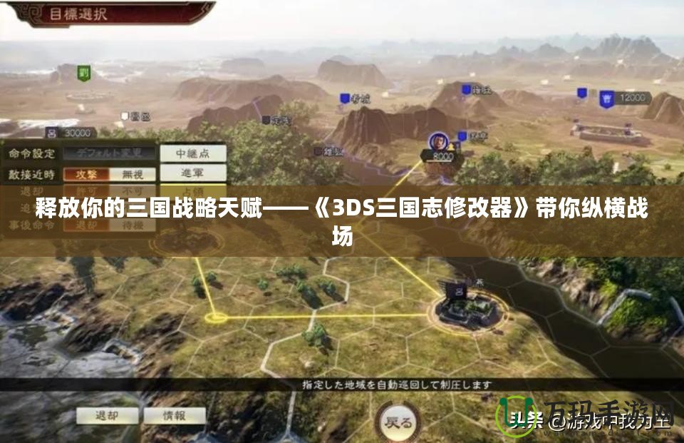 釋放你的三國戰(zhàn)略天賦——《3DS三國志修改器》帶你縱橫戰(zhàn)場