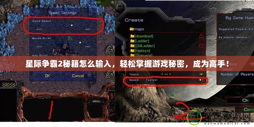 星際爭霸2秘籍怎么輸入，輕松掌握游戲秘密，成為高手！