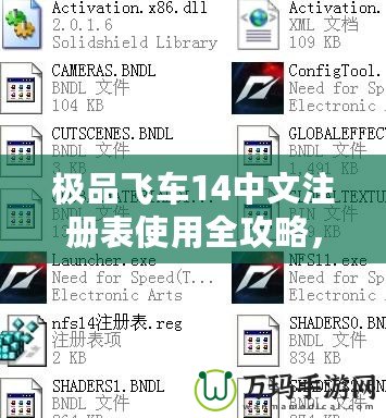 極品飛車14中文注冊表使用全攻略，讓你輕松暢享極速體驗！