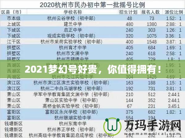 2021夢幻號好貴，你值得擁有！