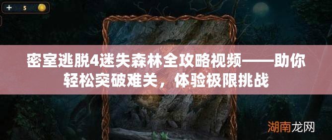 密室逃脫4迷失森林全攻略視頻——助你輕松突破難關(guān)，體驗(yàn)極限挑戰(zhàn)