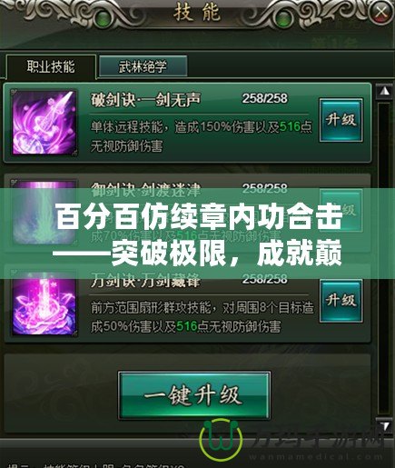 百分百仿續(xù)章內(nèi)功合擊——突破極限，成就巔峰之道